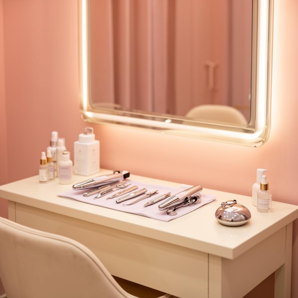 Beauty salon workstation